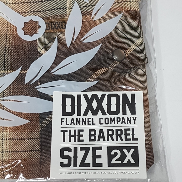 DIXXON FLANNEL - BARREL Flannel Shirt - Men's 2XL - Picture 6 of 11